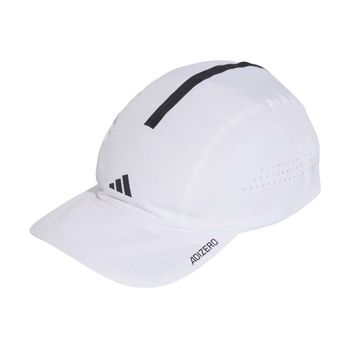 Gorra Adidas Runningxadizero Lightweight Climacool Blanco Negro, Talla M/L
