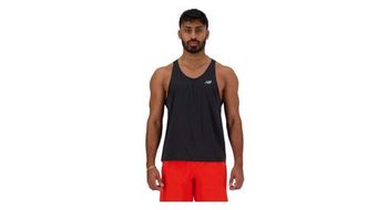 Camiseta de tirantes para hombre new balance athletics negra