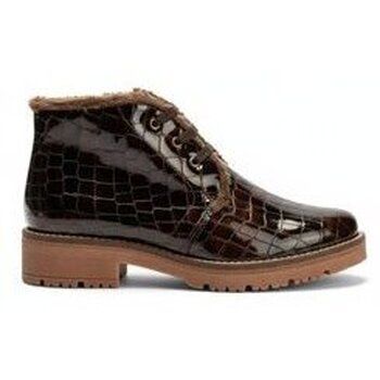 Pitillos Zapatos de tacón botin coco marrón para mujer