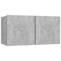 mueble de salon colgante gris hormigon 60x30x30 cm vidaxl
