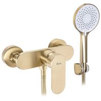 grifo de ducha drop brush gold