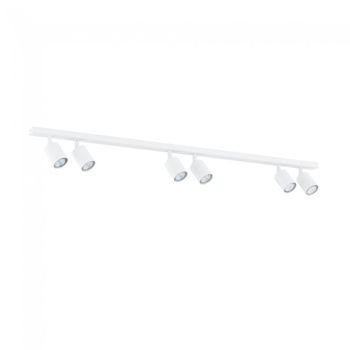 Regleta de techo dongor blanco (6 luces)