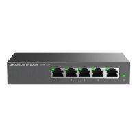 switch grandstream gwn7700p 5 puertos gigabit 4 poe 60w metal compacto plug-and-play