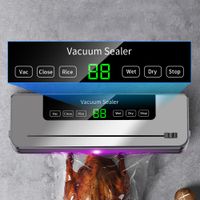 maquina de sellado al vacio electrica para envasado de alimentos secoshumedos bolsas de envasado al vacio maquina de envasado al vacio para almacenamiento de alimentos en la cocina