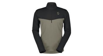 Jersey scott defined light 1 2 zip negro verde  hombre