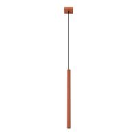 lampara colgante vacu rojo 1 luz