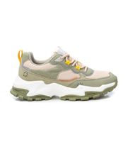 refresh para mujer 17240404-kaki zapatillas 172404 verde 35 plano cordones casual