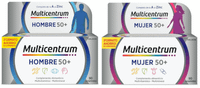 multicentrum hombre 50 90 comprimidos  multicentrum 50 mujer 90 comprimidos