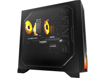 PC gaming - MSI MPG Infinite Z3 9NVPR7-899EU, AMD Ryzen™ 7 9700X, 32 GB RAM, 1 TB SSD, GeForce RTX™ 5070, Windows 11 Home, Negro