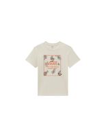 camiseta vans fungi floral bff blanco mujer