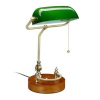lampara de banquero con interruptor de tirador verde 6 kg