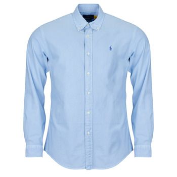 Polo Ralph Lauren Camisa manga larga CHEMISE CUSTOM FIT EN OXFORD LEGER para hombre