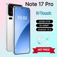 telefono inteligente k-touch 5g para note 17 pro telefonos moviles inteligentes android pantalla completa hd de 73 pulgadas 22g2tb telefono celular economico desbloqueado bateria de 7800mah 4g