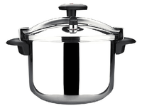 olla a presion - magefesa star capacidad de 4 litros 3 sistemas seguridad acero inoxidable