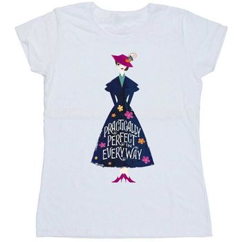 Mary Poppins Camiseta Practically Perfect Standing para mujer