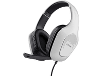 auriculares gaming - trust gxt 415w zirox con cable circumaurales winning white