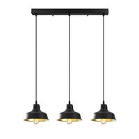 lampara de techo berceste-181black-s1 negro metal 59x19x108 cm