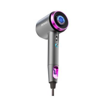 Sogo Secador  Con Tecnología Ionic, Jetflow, Pantalla Led Y Motor Dc 1800w
