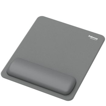 Alfombrilla para ratón Fellowes Breyta con reposamuñecas gris