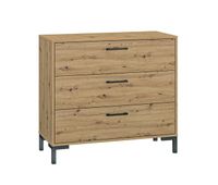 comoda 3 cajones liora madera