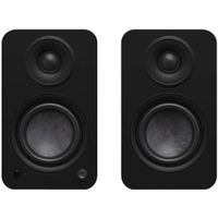 kanto audio yu4 - par de altavoces activos de 140 w con entrada phono y bluetooth negros