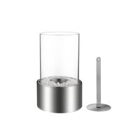 chimenea de bioetanol divina fire plata d16 x h27 cm