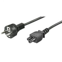 goobay cable de alimentacion trebol cee7c5 18m negro
