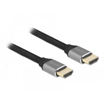 Cable HDMI DeLOCK 48 Gbps 8K 60 Hz 0,5 m Gris