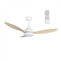 ventilador de techo led cavil blancomadera cct dim 20w