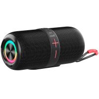 altavoces cool portatiles bluetooth 20w con lector microsd usb y luces led rgb