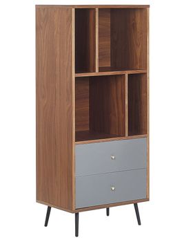 Estantería  139 cm nogal oscuro