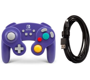 POWERA Nintendo Switch GameCube Controller - Purple, Purple