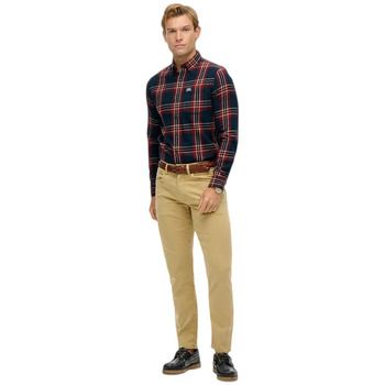 Superdry Camisa manga larga Michigan para hombre