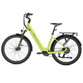 Bicicleta Eléctrica Urbana Ttgo Z3 27,5'', Batería Extraíble De 48 V 15 Ah,verde