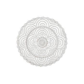 Decoracion Pared Mdf 90x4x90 Mandala Decape Blanco