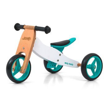 Bicicleta 2 En 1 Milly Mally Jake Classic Menta