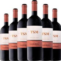 carmelo rodero tsm vino tinto crianza de espana con tempranillo 75 cl 15  pack 6 botellas