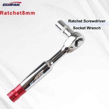 Gemfan Llave de trinquete de 1/4 de pulgada y 8 mm para hélices de drones RC