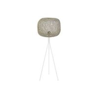 lampara pie metal 41x41x109 blanco