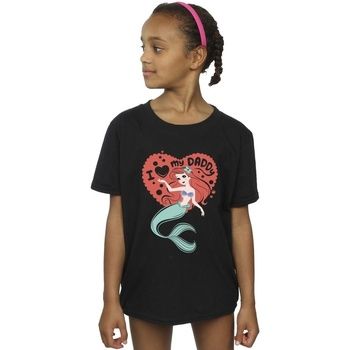 Disney Camiseta The Little Mermaid Daddy para niña