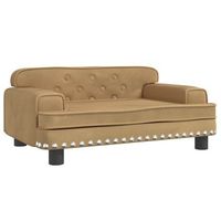 sofa para ninos  sofa de salon  sofa de descanso de terciopelo marron 70x45x30 cm