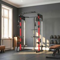jaula de potencia sportnow acero 168x128x215 cm negro