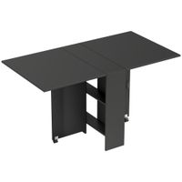 mesa de comedor 75x140x74 cm negro