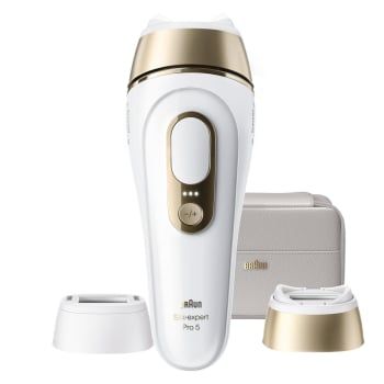 Depiladora Braun Silk·expert Pro 5  PL5210,  Luz Pulsada, 2 Cabezales