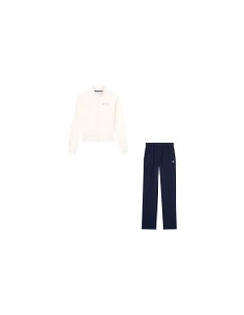Chándal Champion Full Zip Mujer Blanco/Azul
