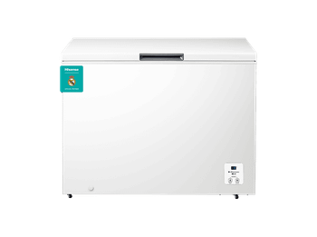 Congelador horizontal - Hisense FT386D4AWLYE, 84.7 cm, 297 l, Función Dual, Bordes suaves, Blanco