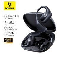 baseus eli 2i fit auriculares abiertos inalambricos verdaderos bluetooth 60 ganchos para la oreja auriculares ipx5 auriculares deportivos impermeables bass boost