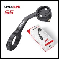 cyclami s5 aleacion de aluminio de doble cara soporte para ordenador de bicicleta mtb carretera gps soporte para faro para garmin xoss igpsport coospo