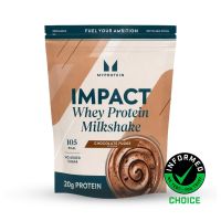 impact whey protein milkshake - 435g - 15raciones - chocolate y caramelo fudge