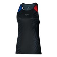mizuno dryaeroflow graphic camiseta de running mujeres-negro